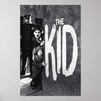 Poster Charlie Chaplin O Garoto Filme Clássico 1921