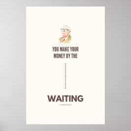 Poster Charlie Munger cita paciência ao investimento