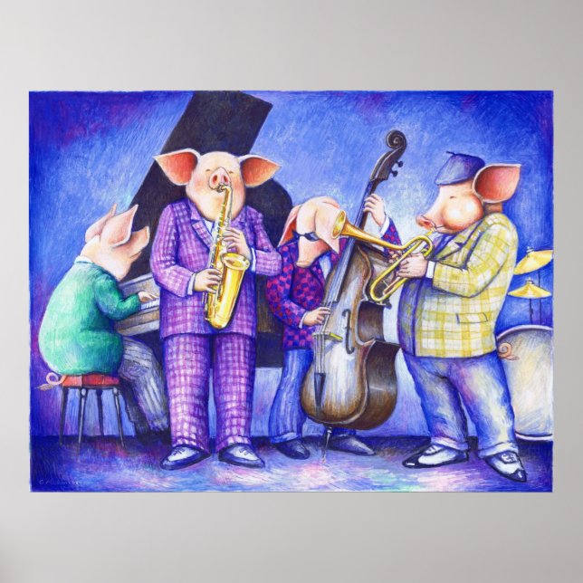 Póster Charlie Porker e seus "All Sties" (Frente)