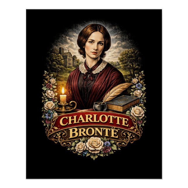 Póster Charlotte Brontë (Frente)