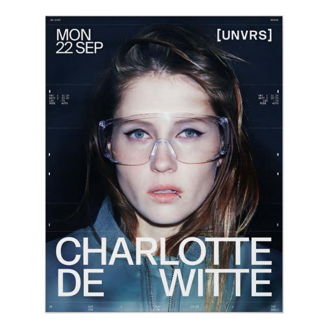 Póster Charlotte de Witte [UNVRS]  (Frente)
