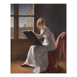 Póster Charlotte du Val d'Ognes por Marie Denise Villers