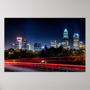 Póster Charlotte, NC