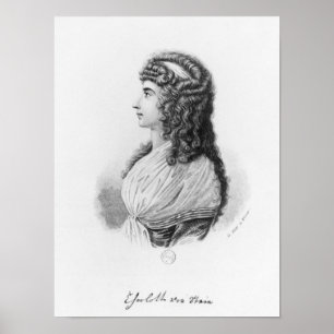 Póster Charlotte von Caneca de cerveja, nascer von Schard