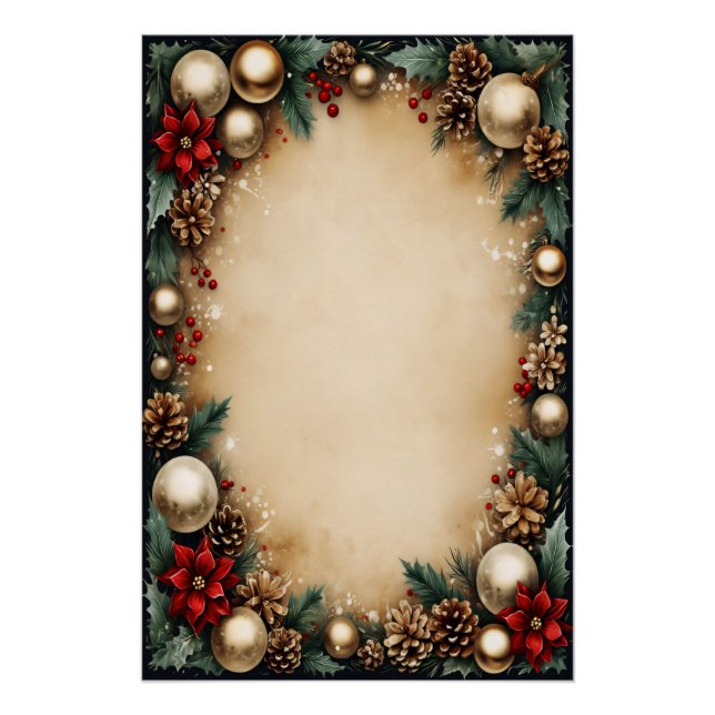Póster Charme das Festas de Natal (Frente)