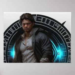Poster "Charme Radiante: O Boneco Calki Bonitão"