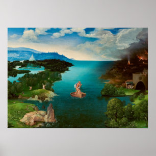 Poster Charon atravessando o rio Styx por Joachim Patinir