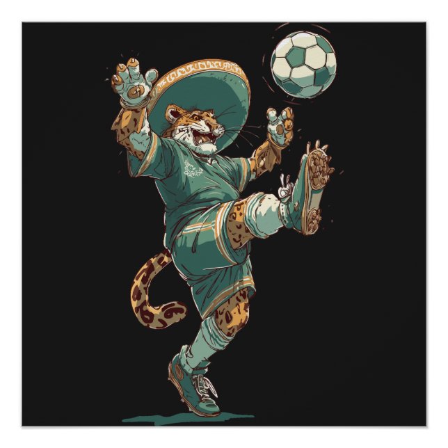 Póster Charro Jaguar Striker (Frente)