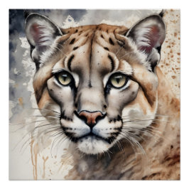 Póster Charuto de Aquarela n.o 1