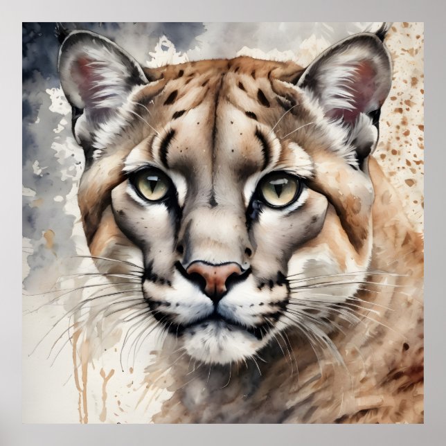 Poster Charuto de Aquarela n.o 1 (Frente)