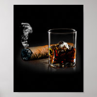 Charuto E Bourbon Ótimo Presente Para Amantes de S