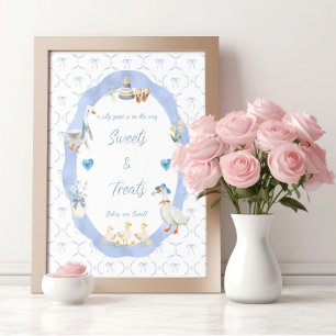 Poster Chás de Arco ganso-bobo, bebês, doces e ameaças