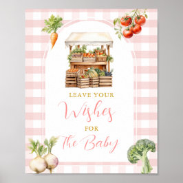 Poster Chás de fraldas de mercado crescidos localmente de