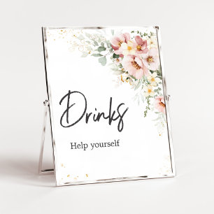 Poster Chás de fraldas de verde-vermelhos cor-de-rosa poe