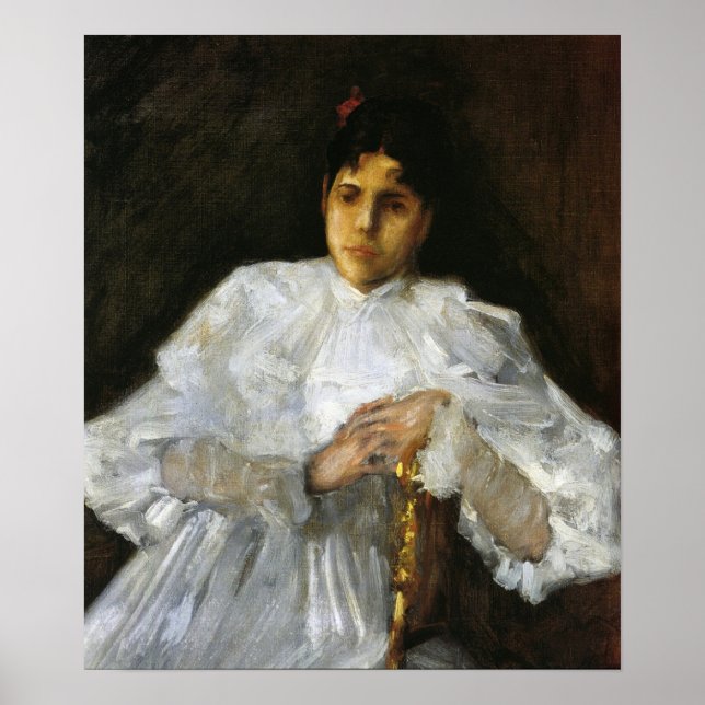 Poster Chase - Rapariga De Branco 1890 (Frente)