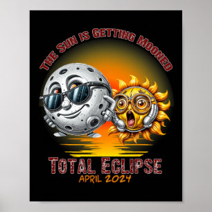 Poster Chase Solar Total Abril De 2024 Sun Está Chegando