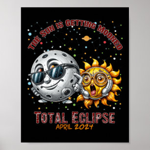 Poster Chase Solar Total Abril De 2024 Sun Está Chegando