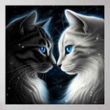 Poster Chat Face a Face