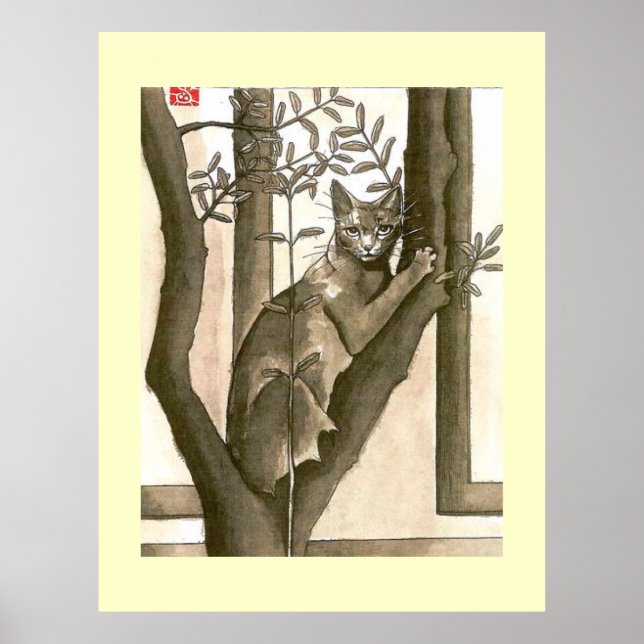 poster chat japonal (Frente)