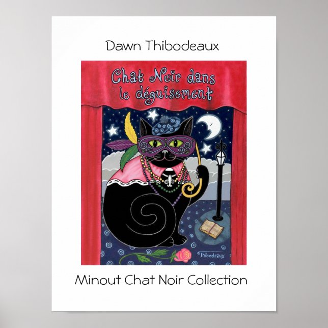 Póster Chat Noir dans les Desguisement (Frente)