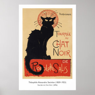 poster "Chat Noir"   Steinlen 1896 Art Nouveau