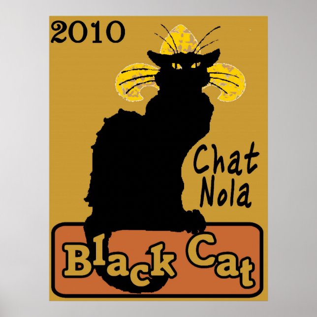 Póster Chat Nola, Black Cat, 2010 (Frente)