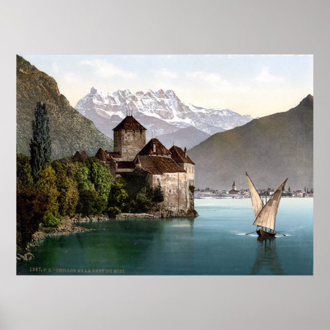 Póster Château de Chillon (Frente)