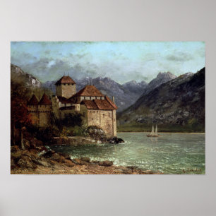 Poster Chateau de Chillon, 1875