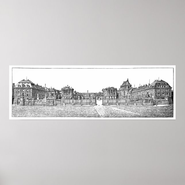 Póster Chateau de Varsailles (Frente)