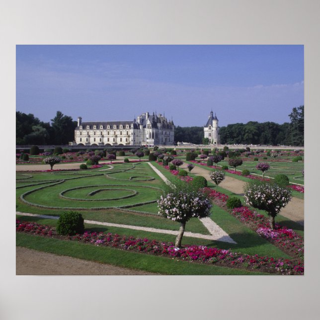Póster Chateau du Chenonceau, Loire Valley, (Frente)