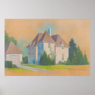 Poster Chateau Fleur-de-Lis - Kulhanek (1969)