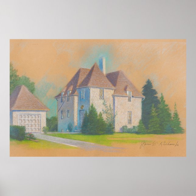Poster Chateau Fleur-de-Lis - Kulhanek (1969) (Frente)