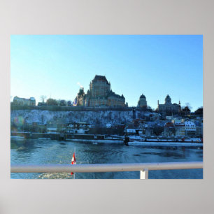 Poster Chateau Frontenac, Quebec, Canadá