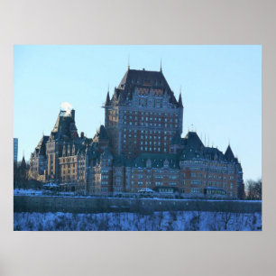 Poster Chateau Frontenac, Quebec, Canadá