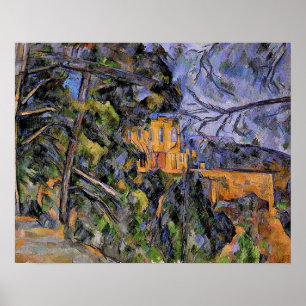 Poster Chateau Noir por Paul Cezanne