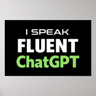 Poster ChatGPT Engraçado