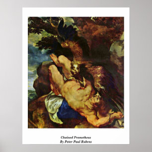 Póster Chato Prometheus Por Peter Paul Rubens