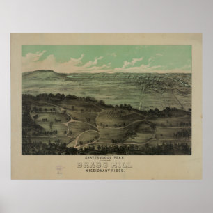 Poster Chattanooga, Tenn. como se pode ver em Bragg Hill