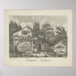 Poster Chaumière Italienne