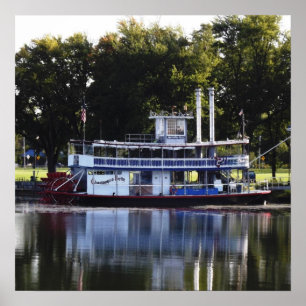 Poster Chautauqua Belle no lago Chautauqua