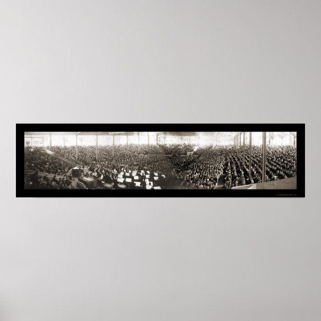 Póster Chautauqua NY Sousa Foto 1925 (Frente)