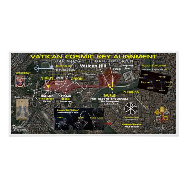 Póster Chave Cósmica - Chi Rho (Frente)