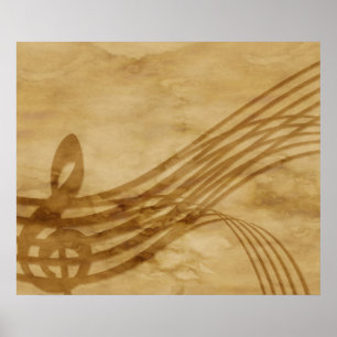 Póster Chave do violino