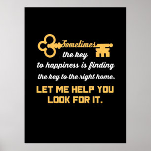 Poster Chave Para Sua Nova Casa