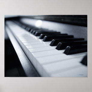Poster Chaves detalhadas 2 do piano