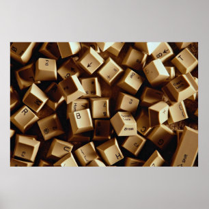 Póster Chaves do computador