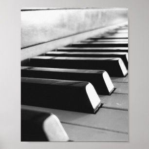 Poster Chaves empoeiradas do piano