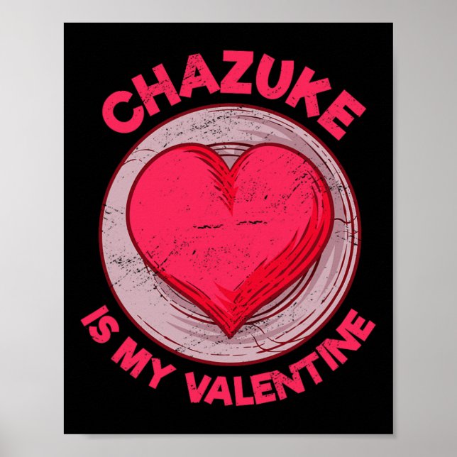 Poster Chazuke é meu Dia dos Namorados Comida Japonesa Ar (Frente)