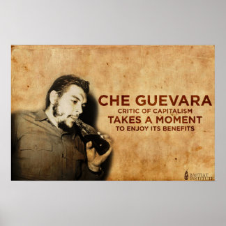 Poster Che Guevara - Crítico do capitalismo