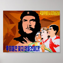 Poster Ché Guevara, lutador internacional pela liberdade,